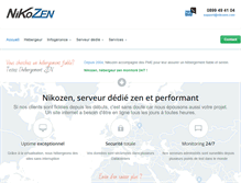 Tablet Screenshot of nikozen.com